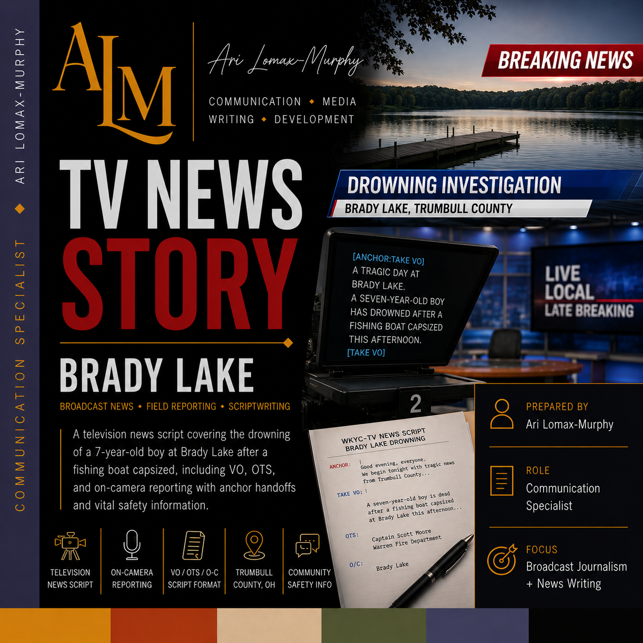 Thumbnail for TV news script sample